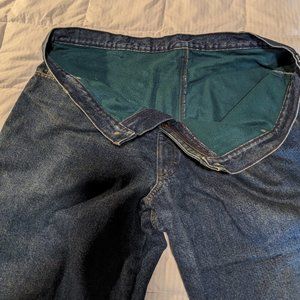 LL Bean Fleece Lined Jeans 42x30